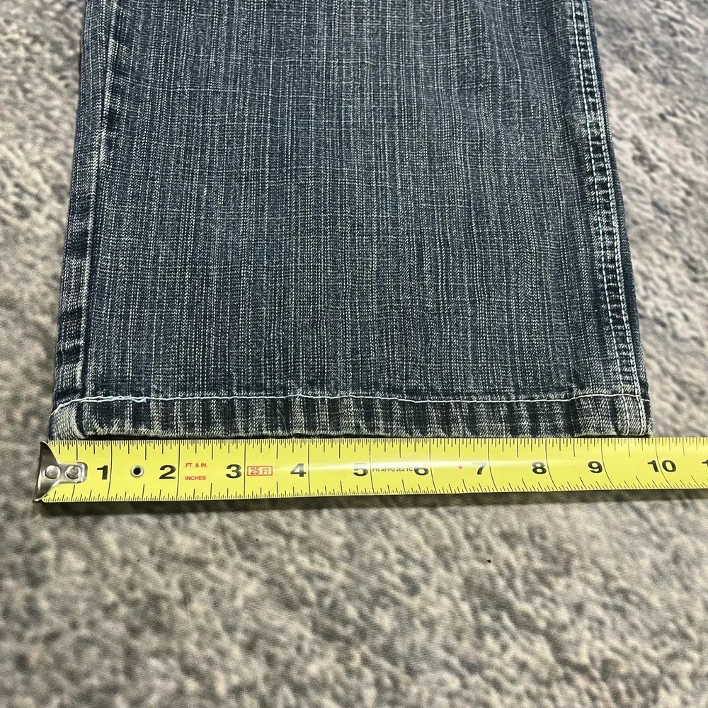 Vintage Southpole Jeans Mens 32x33 Blue Baggy Wide Leg Grunge Skater Y2K 2000s